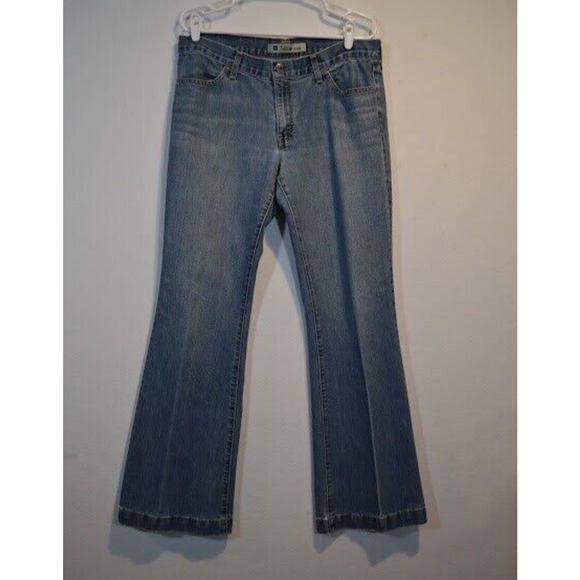 Gap 1969 Jeans Long and Lean Size 12 Womens Blue Boot Cut Casual - Picture 1 of 12